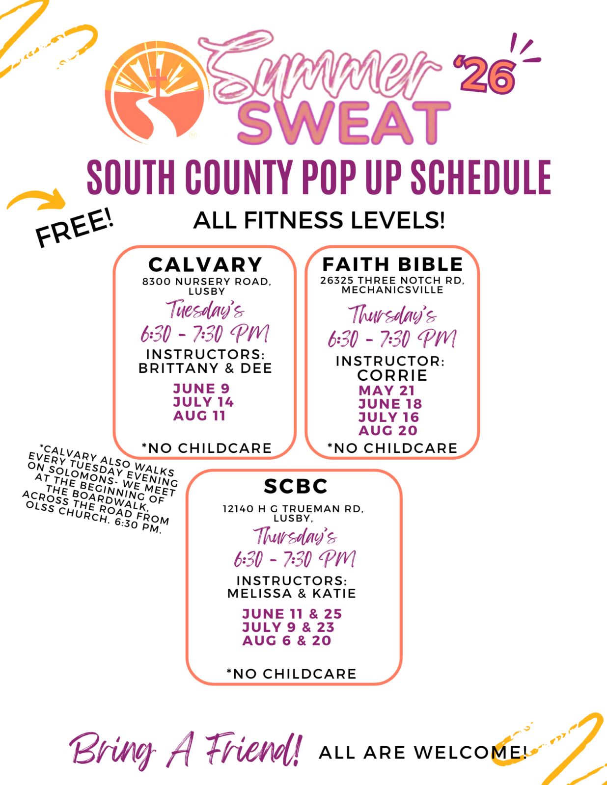 2026 South County Maryland Summer Sweat
